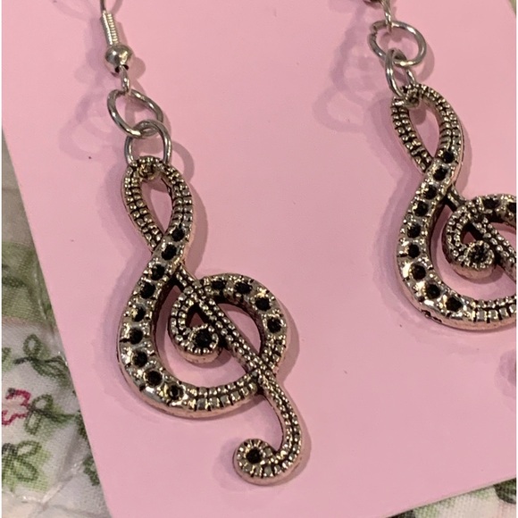 Music Themed Earrings - Picture 3 of 4